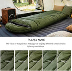 FARLAND Sleeping Bag for Adults, Cold Weather & Warm Plush Fleece-Lined Interior - Portable Waterproof Windproof with Compression Sack for Camping Hiking Traveling Indoor & Outdoor