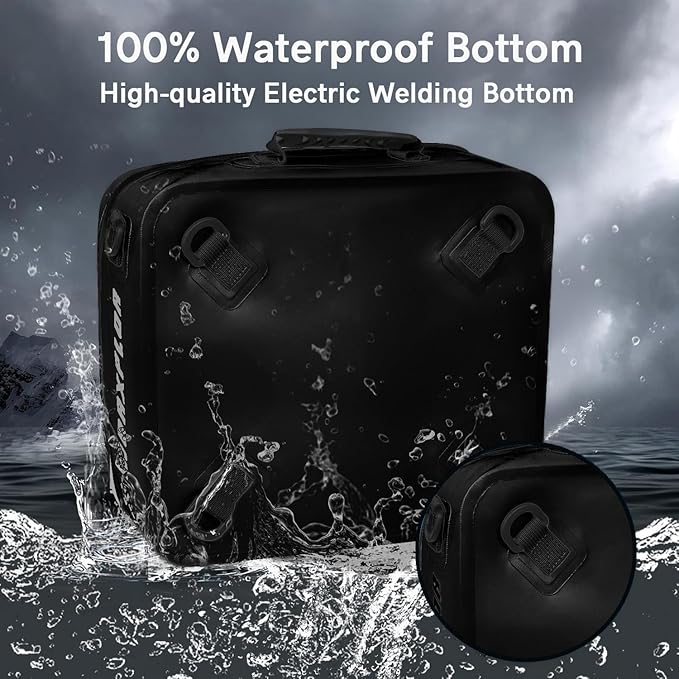Waterproof PVC Paddleboard Cooler Deck Bag - 12 Can Soft Insulated Cooler for Paddleboarding, Camping, Kayaking