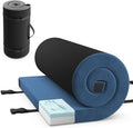 Goplus Memory Foam Camping Mattress, Portable Roll up Sleeping Pad w/Anti-Slip Bottom, Travel Bag, Single/Twin Waterproof Floor Mat, Guest Bed