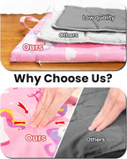 Primlect Toddler Thickened Foam Nap Mat with Pillow, Extra Large 55"x35", Soft, Supportive Sleeping Bag with Detachable, Washable Cover, for Sleepover, Home, Travel, Boys and Girls