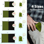 Frelaxy Pocket Picnic Blanket, Waterproof Sandproof Beach Mat, Compact Camping Tarp for Festivals, Hiking, Travel, Outdoor Recreation