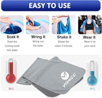 YQXCC Cooling Towel | 2 Pack 47"x12" | Ice Cool for Neck | Soft Breathable Microfiber Chilly | for Yoga, Golf, Gym, Camping, Running, Workout & More Activities