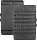 7598 Grill Griddle for Weber Spirit 300 & II 300 Series Grills, Reversible Cast Iron Griddle Plate for Weber Spirit I & II E-310 S-310 E-315 S-315 E-320 E-330