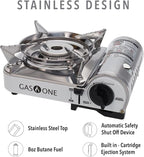 GasOne Emergency Gear Camping Mini Butane Portable Gas Stove with Carrying Case