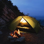 Night Cat Ultralight Backpacking Tent: Waterproof Lightweight Two People Camping Tent for Outdoor Hiking Trekking with Double Layers Aluminum Poles and Footprint
