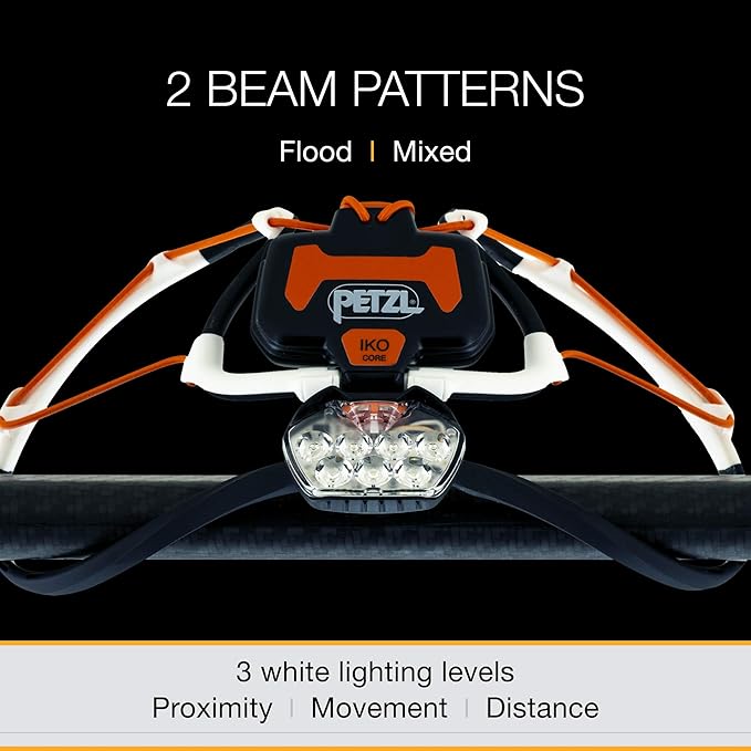 PETZL IKO CORE Headlamp - 500 Lumens (Rechargeable)