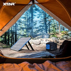 XTAR SP100 100W Portable Solar Panel with Adjustable Kickstand, Foldable Solar Power Backup for Outdoor Camping Van RV