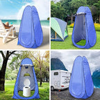 Pop Up Tent Upgrade Privacy Shower Tent Portable Outdoor Sun Shelter for Toilet Camping Biking Beach with Carry Bag | Upgrade, Privacy, Outdoor, Sun Shelter, for Toilet, Camping, Biking, Beach, with Carry Bag