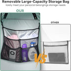 Pop Up Camping Shower Tent, Portable Dressing Changing Tent Outdoor with Carry Bag for Beach & Hiking, 75” x 48”x 48”