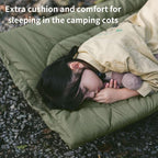 Naturehike Sleeping Mattress Pad for Camping Cot, Portable Cotton Sleeping Cot Pads, Foldable Bed for Adults, Cot Mattress Topper for Hiking, Picnic, Tent, Travel