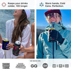 PHOOZY Insulated Can Cooler for Slim 12oz Cans with NASA-Inspired Technology - Patented Koozie That Keeps Drinks Cold 10x Longer - Lightweight Beer Koozie for Outdoor Adventures - Pink Camo