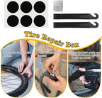 Bike Repair Kit, Bicycle Repair Bag With Tire Pump, Bike Tool Kit for Camping Travel, 16-in-1 Bike Multitool, Bicycle Tire Repair Kit, 4mm and 5mm Allen Wrenches, Used for Mountain Bike and Road Bike