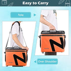 Cooler Bag, Large 5-Layer Leakproof Insulated Cooler with Bottle Opener, Removable Inner Liner Cooler Bag for Travel, Camping, Picnic, Paddle Board