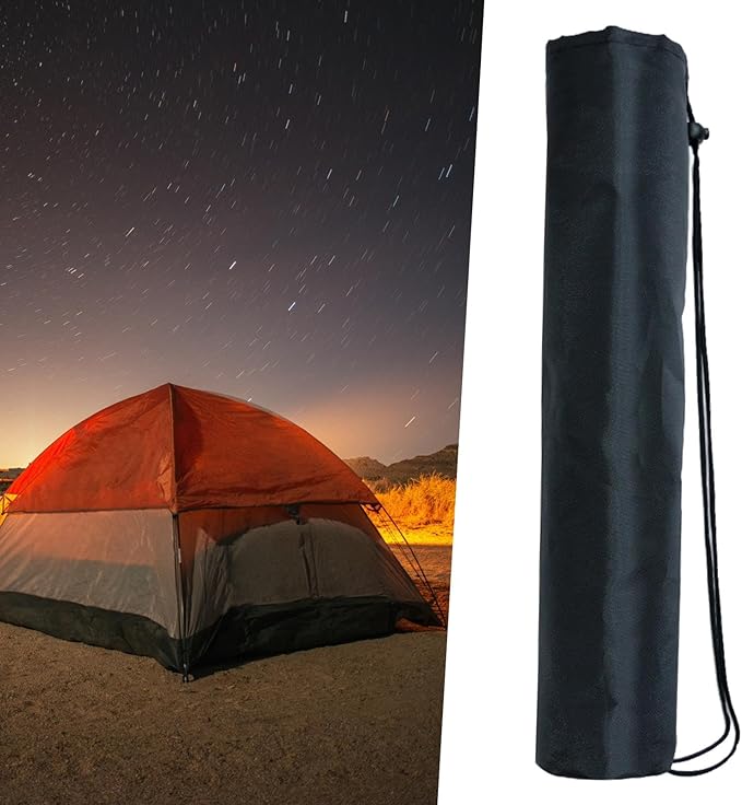 Tent Storage Bag Tent Pouch with Shoulder Straps Heavy Duty Tent Pole Bag Tent Accessories Carrying Bag for Trekking Outdoor Picnics