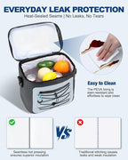 Cooler Bag, 7/16/30 Can Soft Sided Small Portable Insulated Cooling Pack, Everyday Lunch Cooler, Leakproof Ice Chest for Beach, Camping, Travel, Picnic