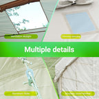 Nice C Inflatable Tent for Camping, Glamping Tent for Adults, Blow Up Tents, with Air Pump, 2-in-1 Air Valve, Chimney Opening, Waterproof, Windproof, Easy Set Up