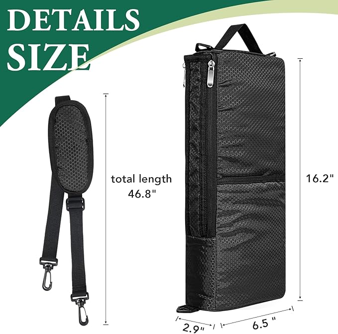 Golf Cooler Bag Golf Cooler Sleeve - Holds 6 Beer Cans or 2 Wine Bottles Cold Golf Accessories Gifts for Men Dad Husband, Insulated Beer Cooler for Golfing, Beach Days, Picnic