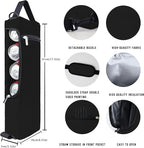 Golf Cooler Bag Plus Ice Pack Soft Sided Insulated Cooler Bag- Holds 6 Pack of Cans or 2 Wine Bottles - Grey Camo Golf Beer Sleeve Black Fits Discreetly in Golf Bags