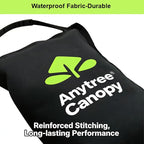 Anytree-Sand Bags Canopy Weights for Canopy Legs(Without Sand),88LB, 4-Pack, Sand Bags for Gazebo Legs, Pop UP Canopy Tent Weights,