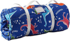 Bunnikins & Clover Toddler Nap Mat with Removable Pillow, Nap Mats for Preschool, Easy Clean Toddler Nap Pad for Kindergarten, Kids Sleeping Bag for Travel Camping