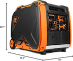 WEN DF450i Super Quiet 4500-Watt Dual RV-Ready Portable Inverter Generator with Fuel Shut-Off
