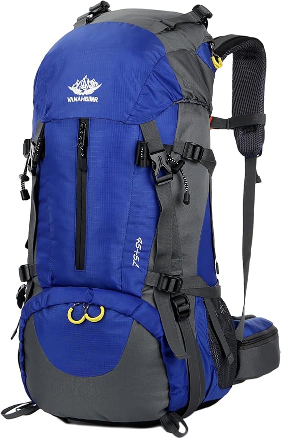 Esup 50L Hiking Backpack Men Camping Backpack with rain cover 45l+5l Lightweight Backpacking Backpack Travel Backpack