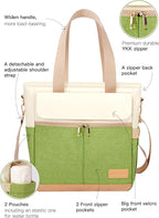 JOYHILL Lunch Bag for Women, Lunch Tote Leakproof Insulated Lunch Box with Shoulder Strap, Adult Reusable Lunch Cooler Tote Bags for Work Picnic Camping Beach (AVOCADO GREEN)