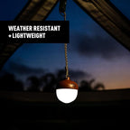 Nite Ize Radiant NutLit Rechargeable Lantern - Acorn-Shaped LED Hanging Lantern for Tents & Kids Rooms - Features Adjustable Color Temperature & Rapid USB-C Charging - Water-Resistant & Drop-Tested