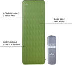 Teton Outfitter Canvas Camping Pad, Comfort Infused Sleeping Pad, Glamping Level Comfort with a Cloud Like Mattress, Perfect with Outfitter Camp Cots