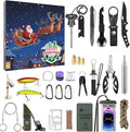 Survival Kit for Teen Men Dad Husband, 24 in 1 Emergency Survival Gear and Equipment, Tactical Tools for Outdoor Camping Fishing Hunting Adventure, Cool Birthday Idea