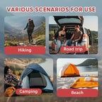 Ultralight Foam Sleeping Pad, Waterproof Closed Cell Foam Pad for Superior Insulation, Folding Sleeping Mat for Compact Storage, Foldable and Portable for Hiking and Camping