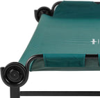 Disc-O-Bed XL Outdoor Modular 1 Person Single Camping Cot Portable Bed with 2 Height Options for Adults, Sleep Solution for Tents, Green