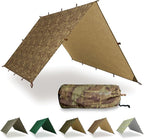 AquaQuest Defender Tarp – Heavy-Duty Waterproof (20,000 mm) Seam-Taped Rain Fly for Camping, Bushcraft & Survival