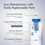 BeFree 0.6L Water Filter, Fast Flow, 0.1 Micron EZ Clean Membrane for Endurance Sports, Camping and Backpacking (8019639)