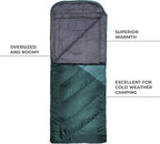 Teton Celsius XXL Sleeping Bag, Cold Weather Sleeping Bags for Adults and Kids, Camping Made Easy and Warm. Compression Sack Included, 35F, 25F, 0F, 20F Degree