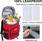 WOLT Cooler Backpack,24 Cans Insulated Backpack Cooler Leakproof,Lightweight Soft Cooler Bag,Camping Cooler,Large Capacity Beach Cooler,Waterproof Travel Cooler Lunch Backpack for Hiking