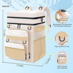 Backpack Cooler Insulated Leak Proof for Men Wowen 36 Cans Soft Cooler Backpack Insulated Waterproof Large Capacity Coolers Bag Portable for Lunch Camping Travel Picnic Hiking