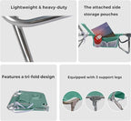 SUNNYFEEL Beach Lounge Chair, Aluminum Tanning Chair with Face Hole, Foldable Lounge Chair Outdoor, Sun Tanning Chair with Backpack Straps for Outdoor/Picnic/Lawn