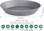 Boundless Voyage Ultralight Titanium Bowl Pan Plate Dish with Carry Bag Outdoor Camping Portable Tableware Cookware ((Plate-M)-Ti15167B)