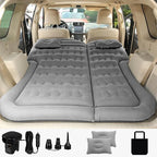 Car Air Mattress for, Travel Bed, Camping Bed Cushion, Inflatable Vehicle Air Cot, Portable Sleeping Pad, Inflatable Mattress,Black