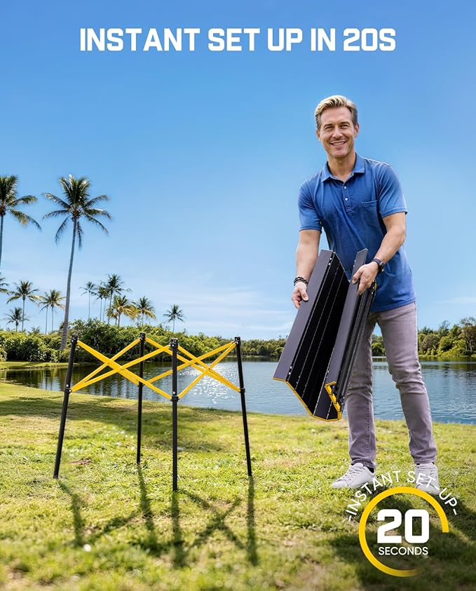 FanttikOutdoor Zeta V11 Pro Camping Table, Portable & Lightweight Folding Roll Up Table with Carry Bag, Ideal for Camping, BBQ, Picnic, Party, Outdoor Dining, Large