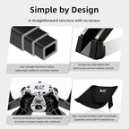 Folding Outdoor Chair — Easy Outdoor Comfort, Simple One-Piece Design, Stable Aluminum Frame, Relaxed Seating for Backyard, Camping & Everyday Use