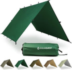 AquaQuest Defender Tarp – Heavy-Duty Waterproof (20,000 mm) Seam-Taped Rain Fly for Camping, Bushcraft & Survival