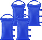 Sand Bags for Canopy Legs Empty Sandbags for Weight, Canopy Tent Weights Set of 4 Heavy Duty 1680D Pop Up Tent Weights Bags (Blue, 120LBS)