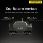 Nitecore HA11 240 Lumen Ultra Lightweight AA Headlamp Dual Beam Headlight Tag (Normal Headband)
