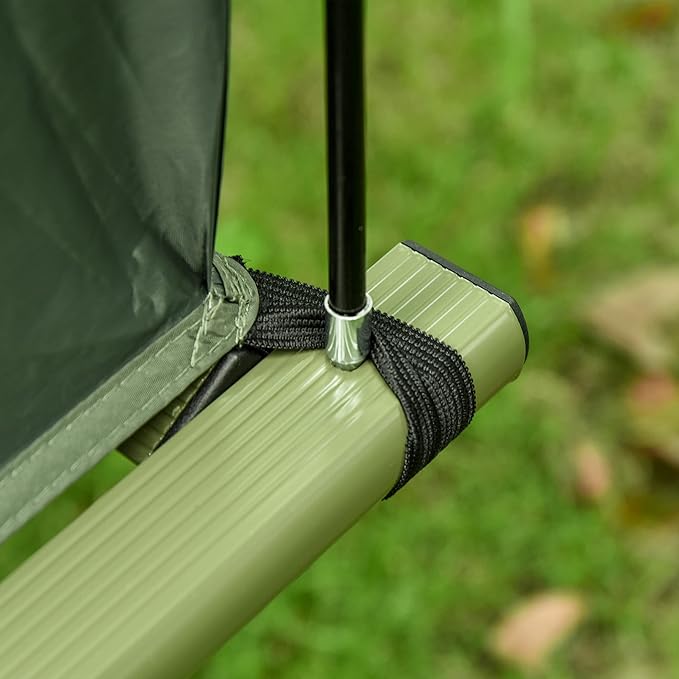 Single Person Camping Cot Tent Combo, Off-Ground Raised Bed for Backpacking