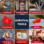 Essentials Complete Deluxe Survival Kit 2 & 4 Person | Bug-Out-Bag | Emergency Go Bag Kit for Wildfires, Hurricanes, and Other Natural Disasters