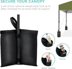 Best Choice Products 10x10ft Pop Up Canopy Tent, Outdoor Shade, 1 Person 1 Minute Set Up, Carry Case, 4 Weight Bags - Olive Green