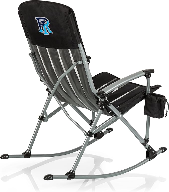 Picnic TIME NCAA Unisex-Adult NCAA Outdoor Rocking Camp Chair, XL Heavy Duty Camping Chair for Adults