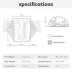 Big Agnes Copper Spur UL - Backpacking Tent for Camping, 3 Season, Ultralight, Waterproof, Anodized Poles
